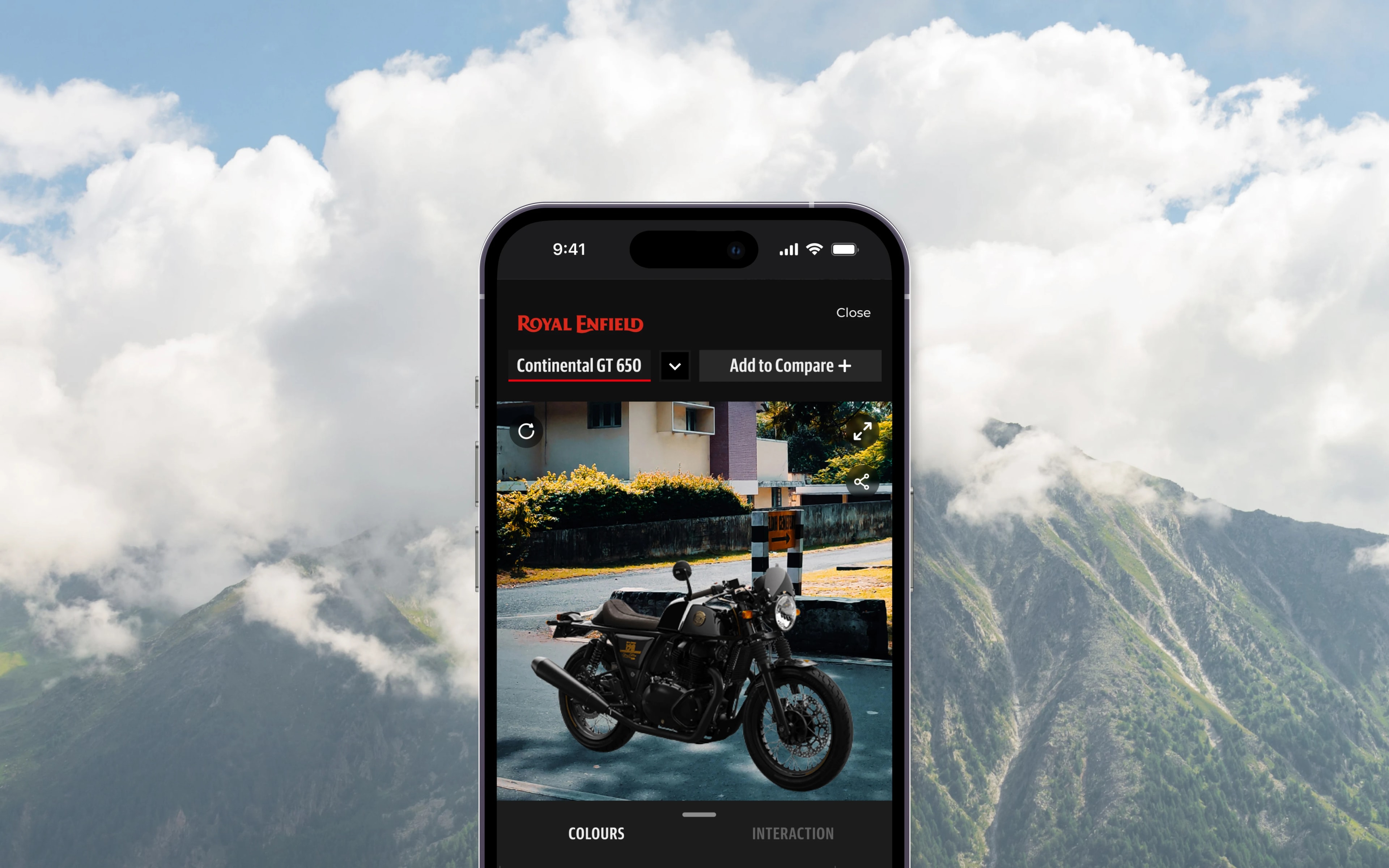 Royal Enfield AR showcase